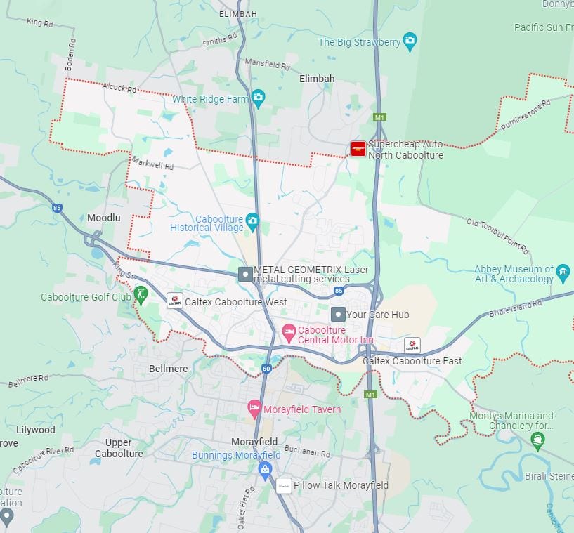removalists caboolture google map