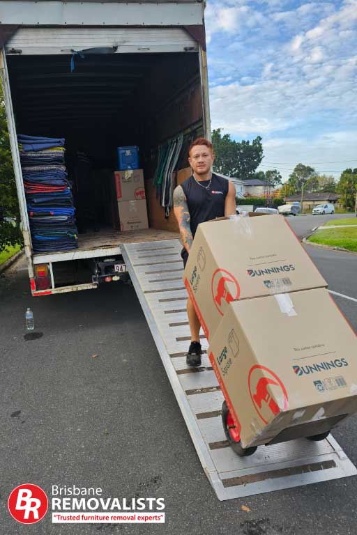 Furniture movers Brisbane Northside image of our truck being loaded