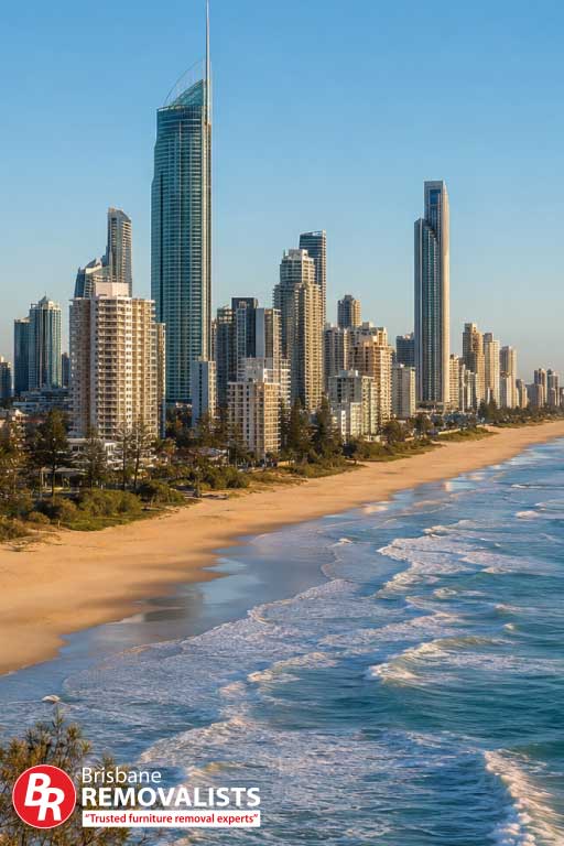 Removalists Gold Coast image of Surfers Paradise beach